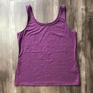 J Jill Perfect Tank Purple Undershirt Petite